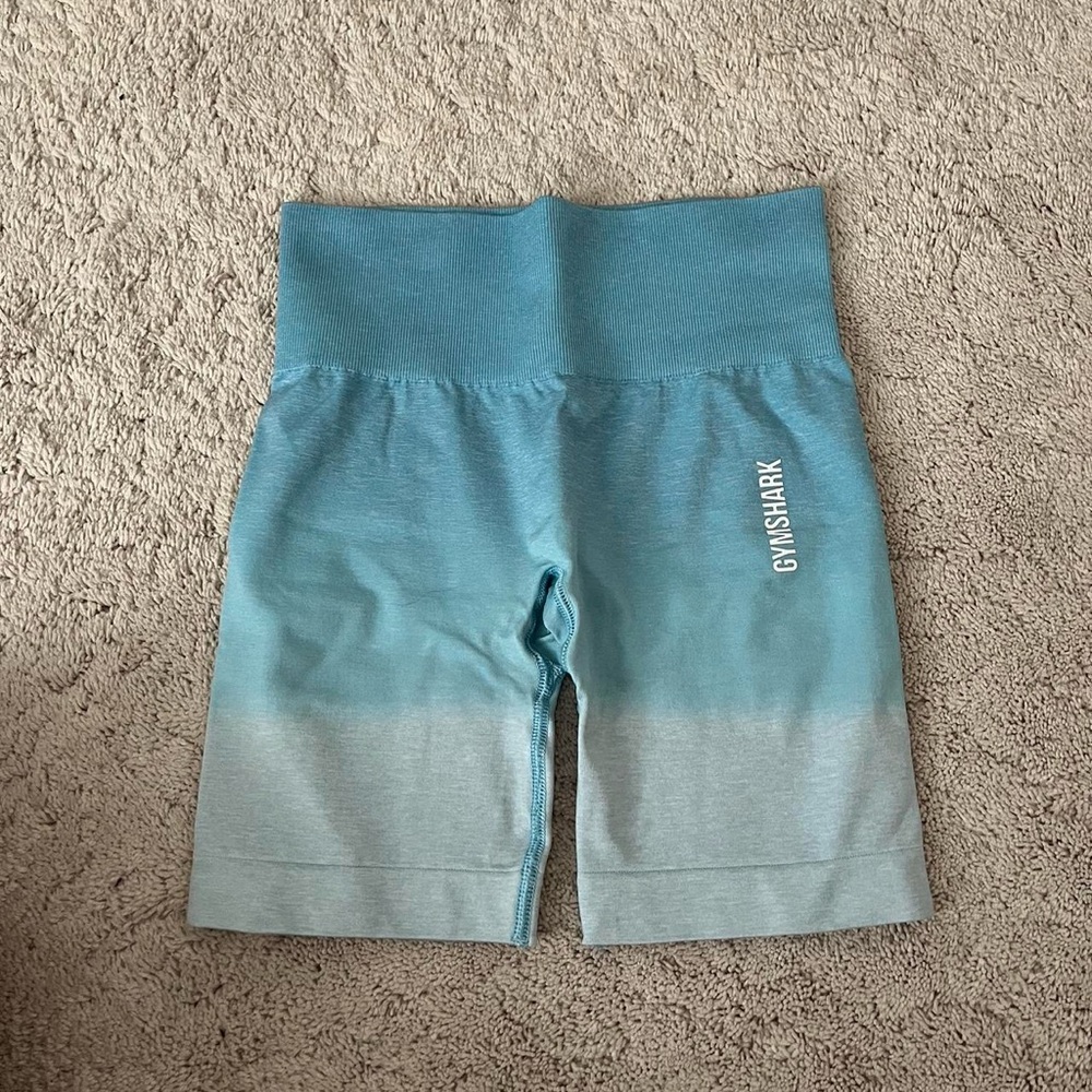 BLUE GYMSHARK CYCLING / BIKER SHORTS
